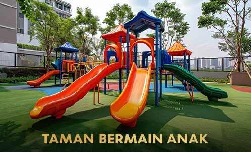 Area sekolah Tzu Chi dan klinik di dekat kawasan perumahan